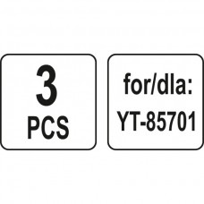 Set 3 saci aspirator din lana stratificata Yato YT..